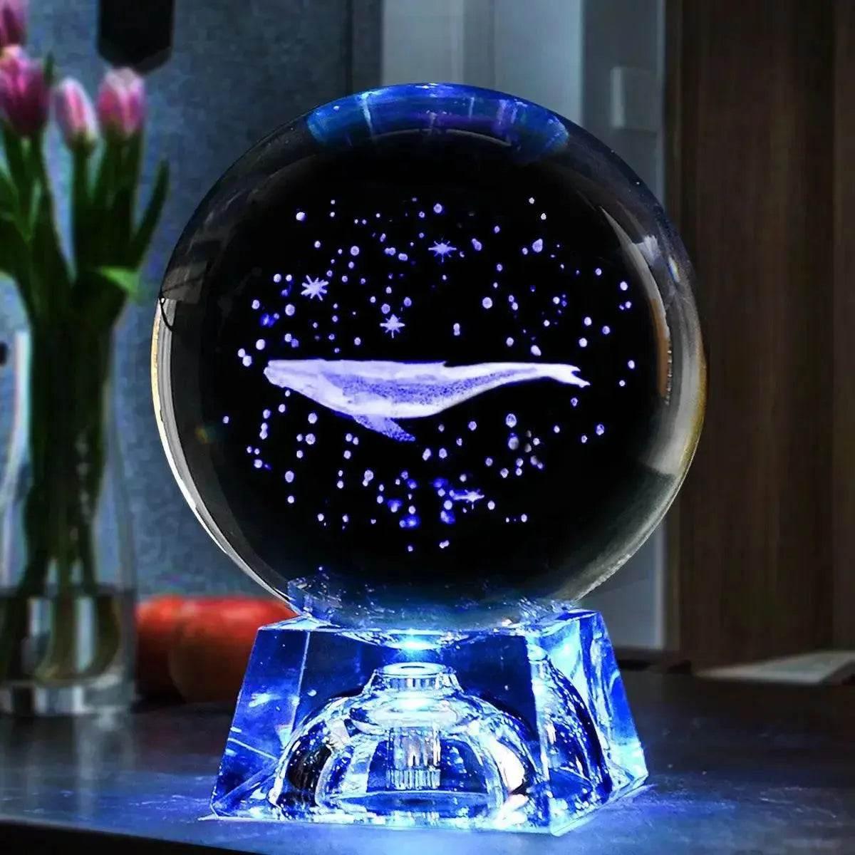 3D LED Crystal Ball Collectible - Dabfavshop