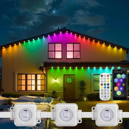 Weather-Proof Wonder: Smart RGBIC Lights for Stunning Outdoor Scenes! - Dabfavshop
