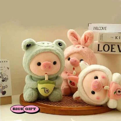 25cm Bubble Pig Plush Toy