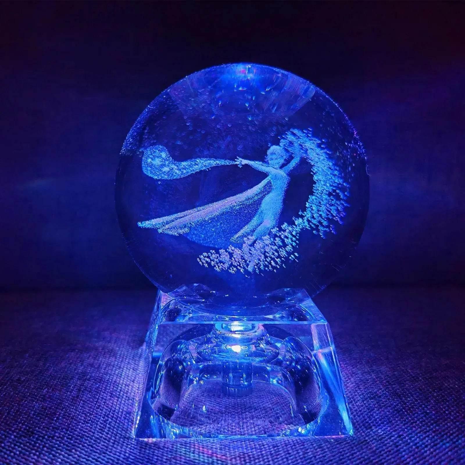 3D LED Crystal Ball Collectible - Dabfavshop