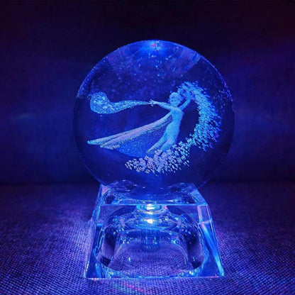 3D LED Crystal Ball Collectible - Dabfavshop