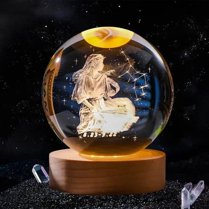 3D Crystal Ball Glass Decoration - Dabfavshop