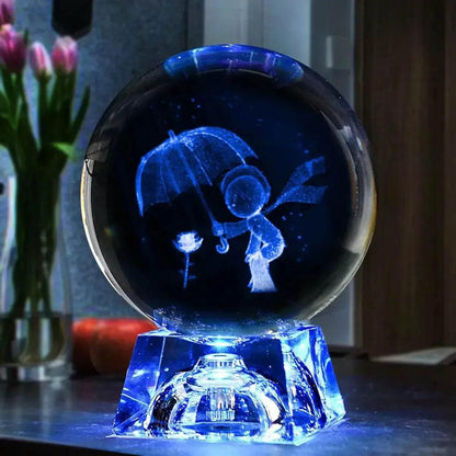 3D LED Crystal Ball Collectible - Dabfavshop