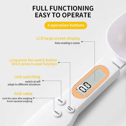 Digital Measuring Spoon Scale 500g 0.1g - Dabfavshop