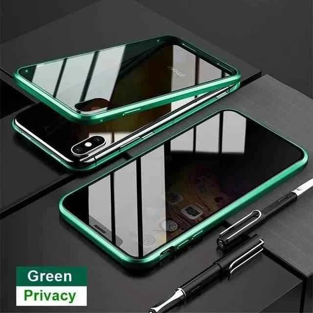 Tempered Glass With Privacy Case All In One