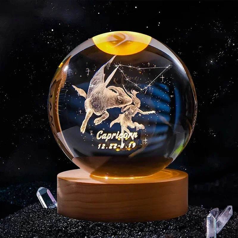 3D Crystal Ball Glass Decoration - Dabfavshop