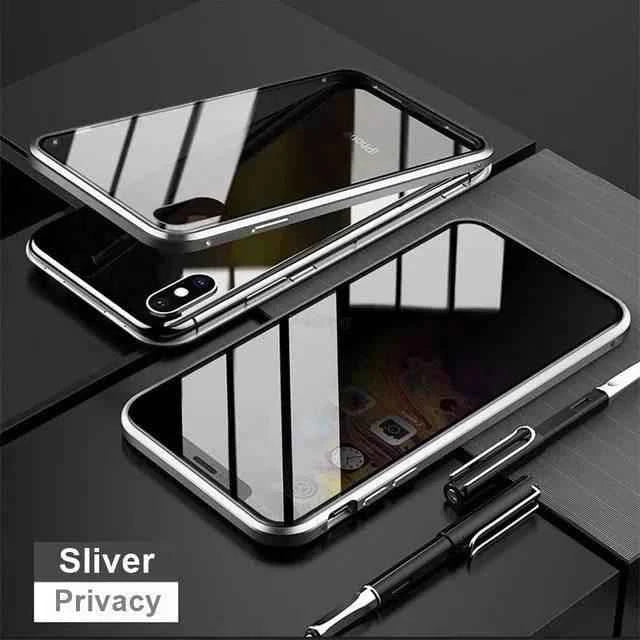 Tempered Glass With Privacy Case All In One