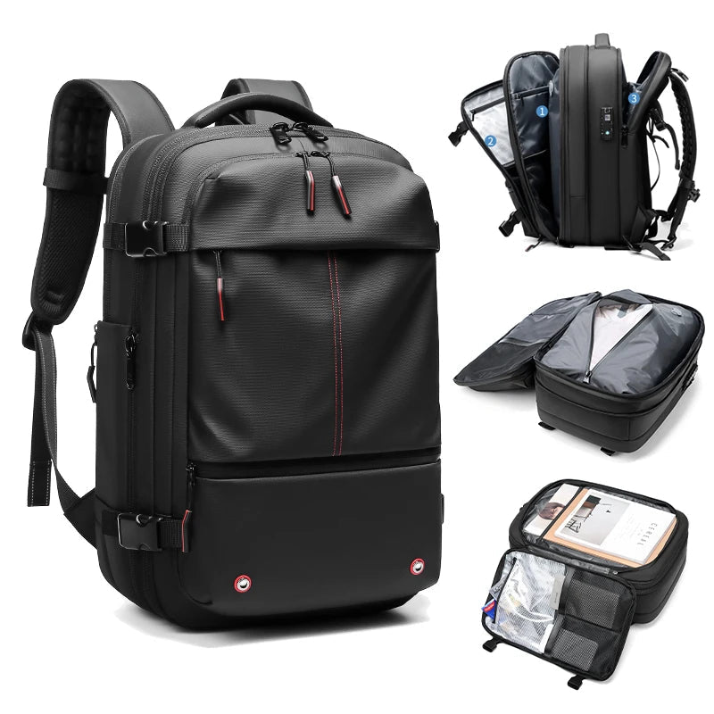 Men's 17 Inch Laptop Backpack Vacuum Compression - Dabfavshop