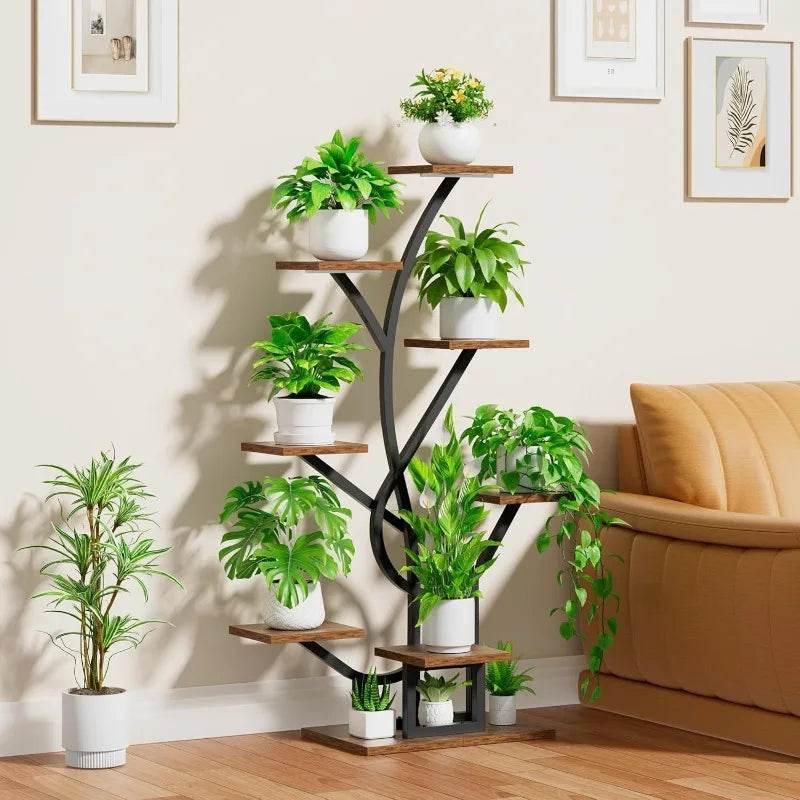 GlowGrow 8-Tier Plant Stand – Elevate & Illuminate! - Dabfavshop