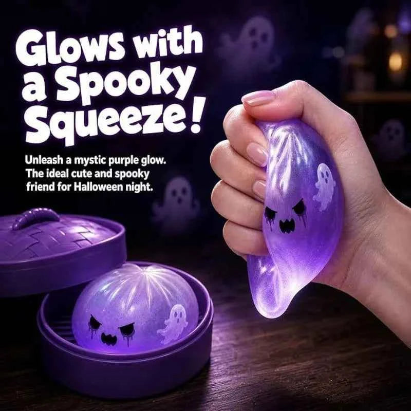Halloween Theme Ghost Dumpling Soft Squishy