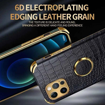Crocodile Pattern Leather Cover For iPhone 14 13 11 12 Pro Max mini X XR XS max 7 8 Plus Cases