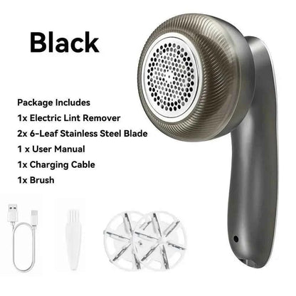Rechargeable Electric Lint Fabric Shaver Remover With Digital Display