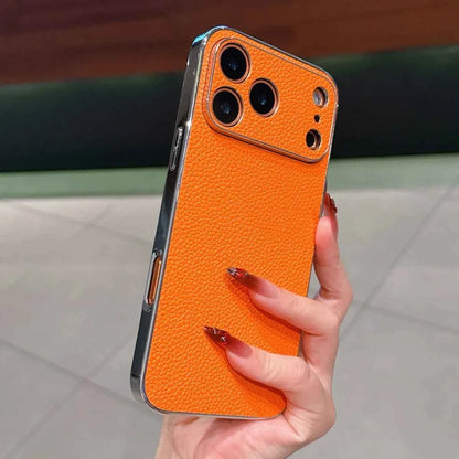 Leather Phone Case For iPhone Luxury Large Window Shockproof Cover