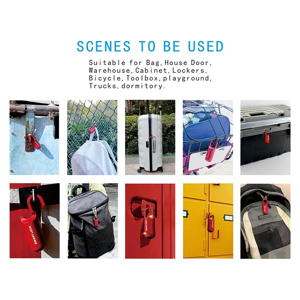 Locker Fingerprint Padlock Smart Keyless Lock Dabfavshop