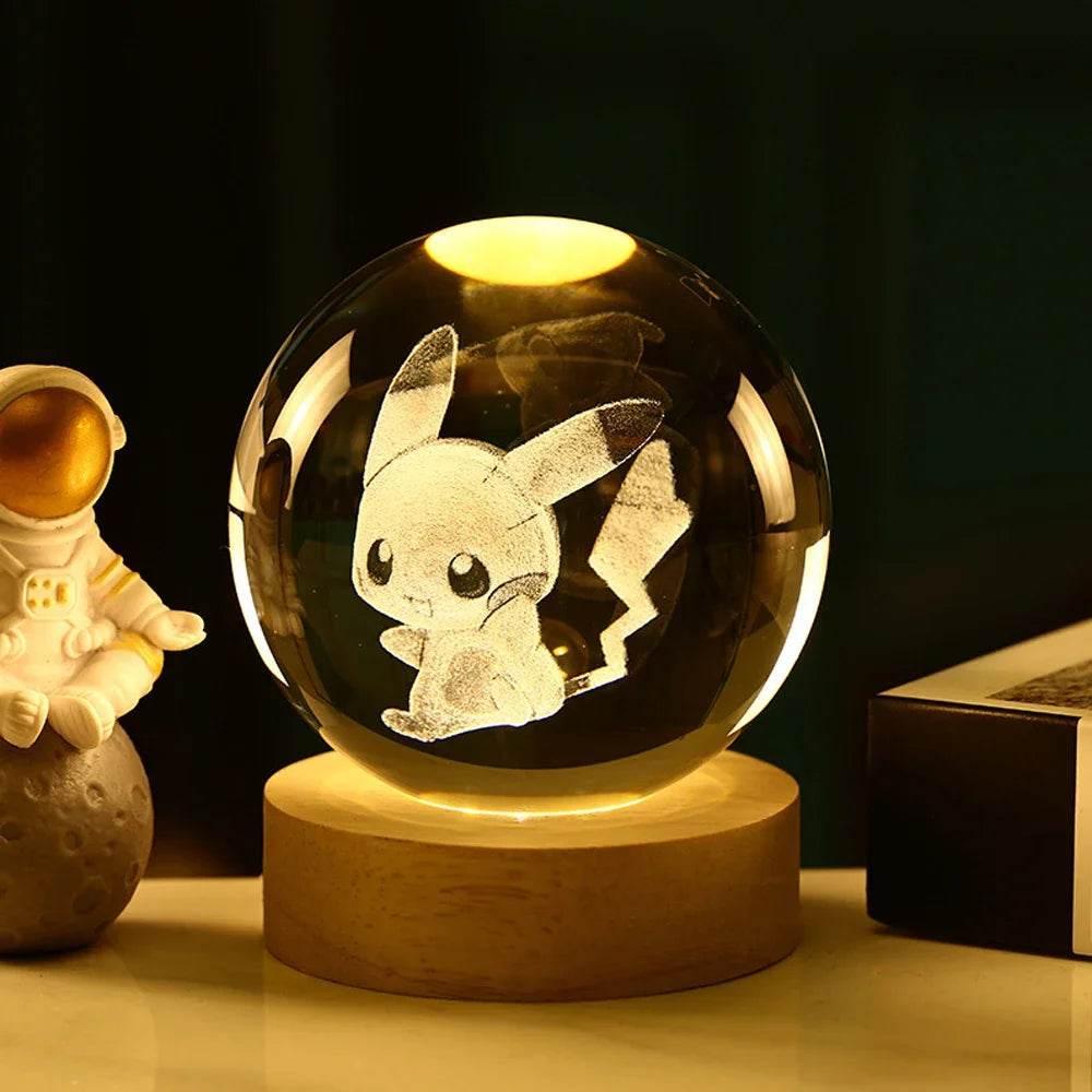 Decorative Crystal Ball 3D Figures Night Light - Dabfavshop