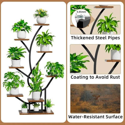 GlowGrow 8-Tier Plant Stand – Elevate & Illuminate! - Dabfavshop