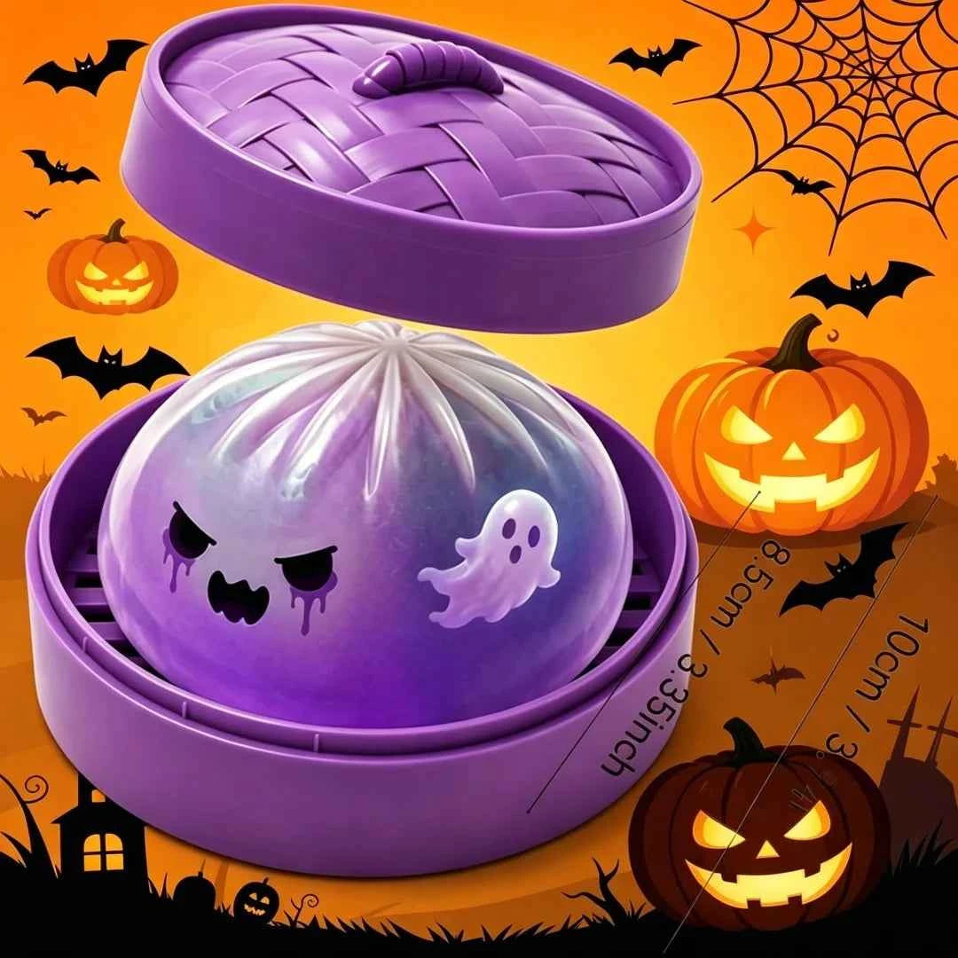 Halloween Theme Ghost Dumpling Soft Squishy