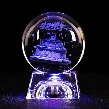 3D LED Crystal Ball Collectible - Dabfavshop