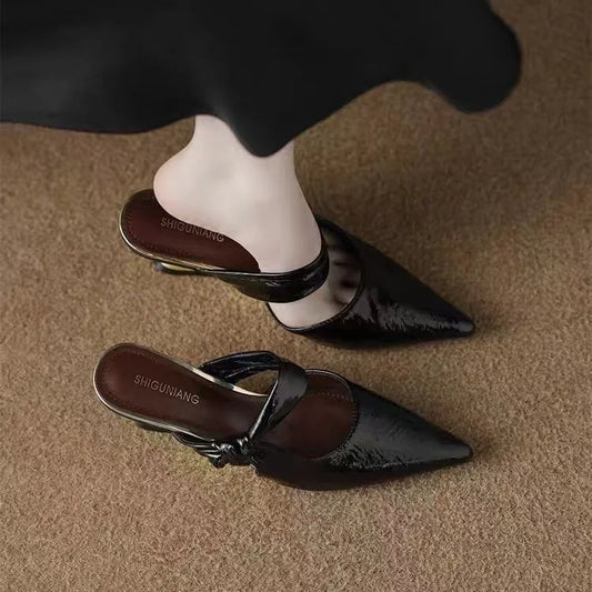 Slip-on Pointed Toe Sandals for Women