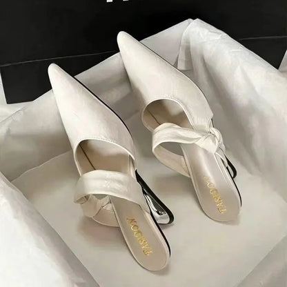 Slip-on Pointed Toe Sandals for Women