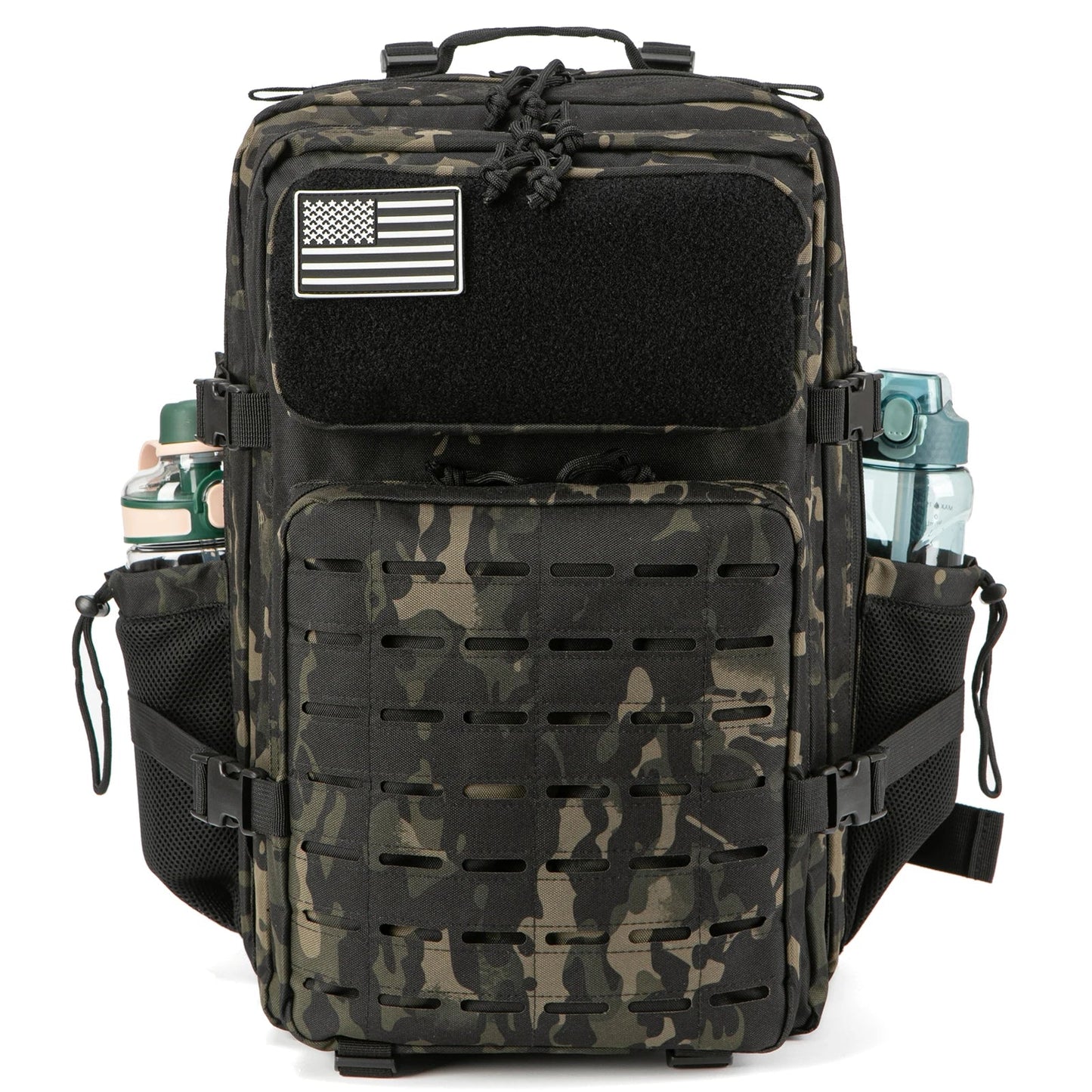 45L Tactical Backpack survival Bag Hunting MOLLE Backpack GYM For Men EDC Outdoor Hiking Rucksack Witch Bottle Holder Dabfavshop