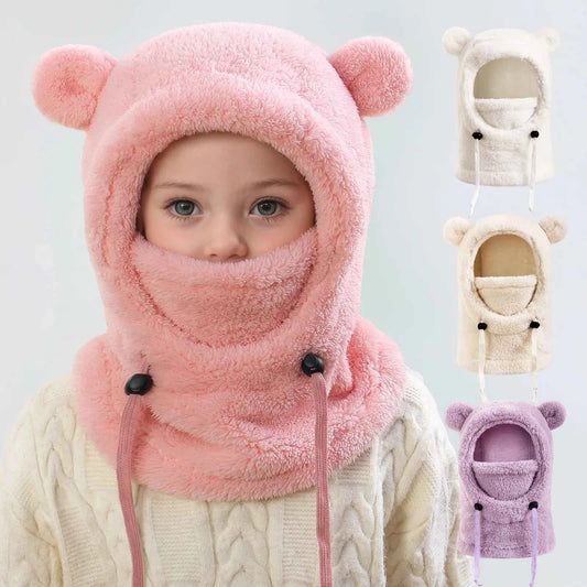 Teddy Bear Ears Children's Warm Hats