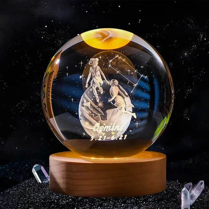 3D Crystal Ball Glass Decoration - Dabfavshop
