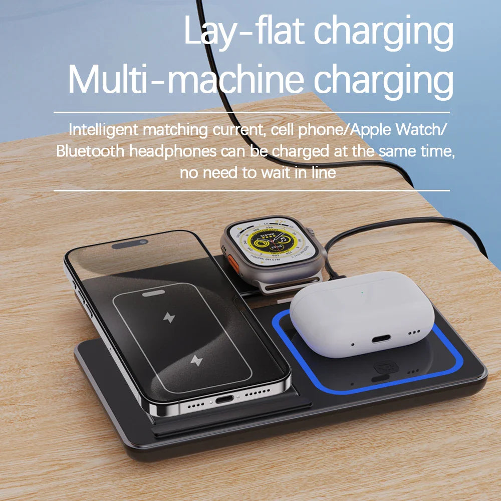 LED Fast Wireless Charging Station - Dabfavshop