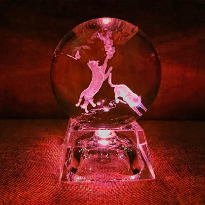 3D LED Crystal Ball Collectible - Dabfavshop