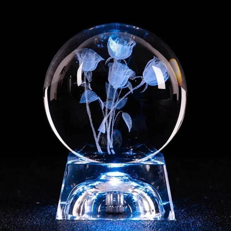 3D LED Crystal Ball Collectible - Dabfavshop