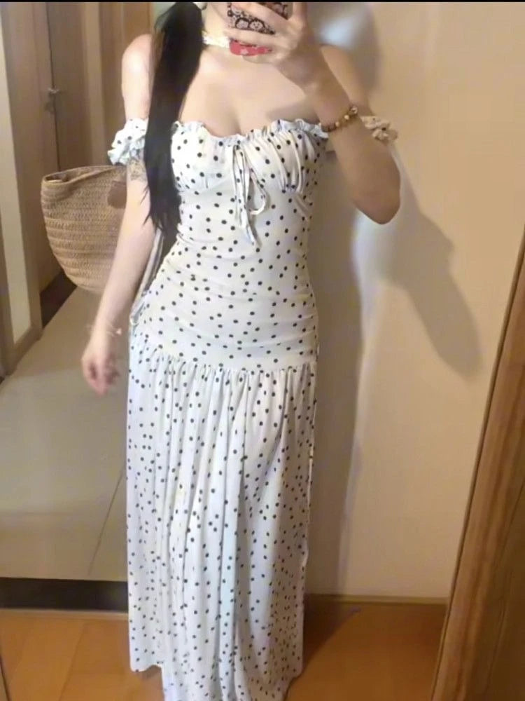 Y2k Sweet Polka Dot Dress