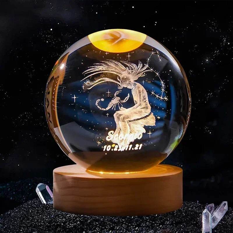 3D Crystal Ball Glass Decoration - Dabfavshop
