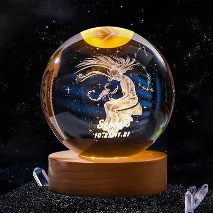 3D Crystal Ball Glass Decoration - Dabfavshop