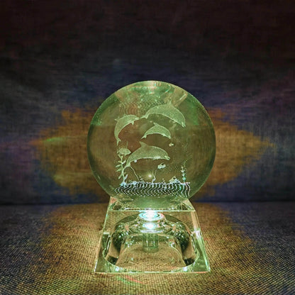 3D LED Crystal Ball Collectible - Dabfavshop