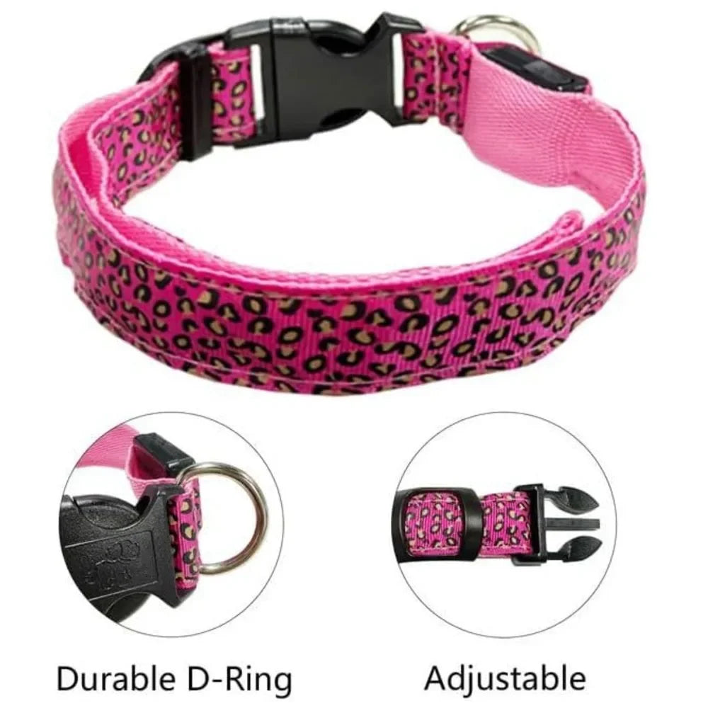 LED Leopard Dog Collar - Dabfavshop