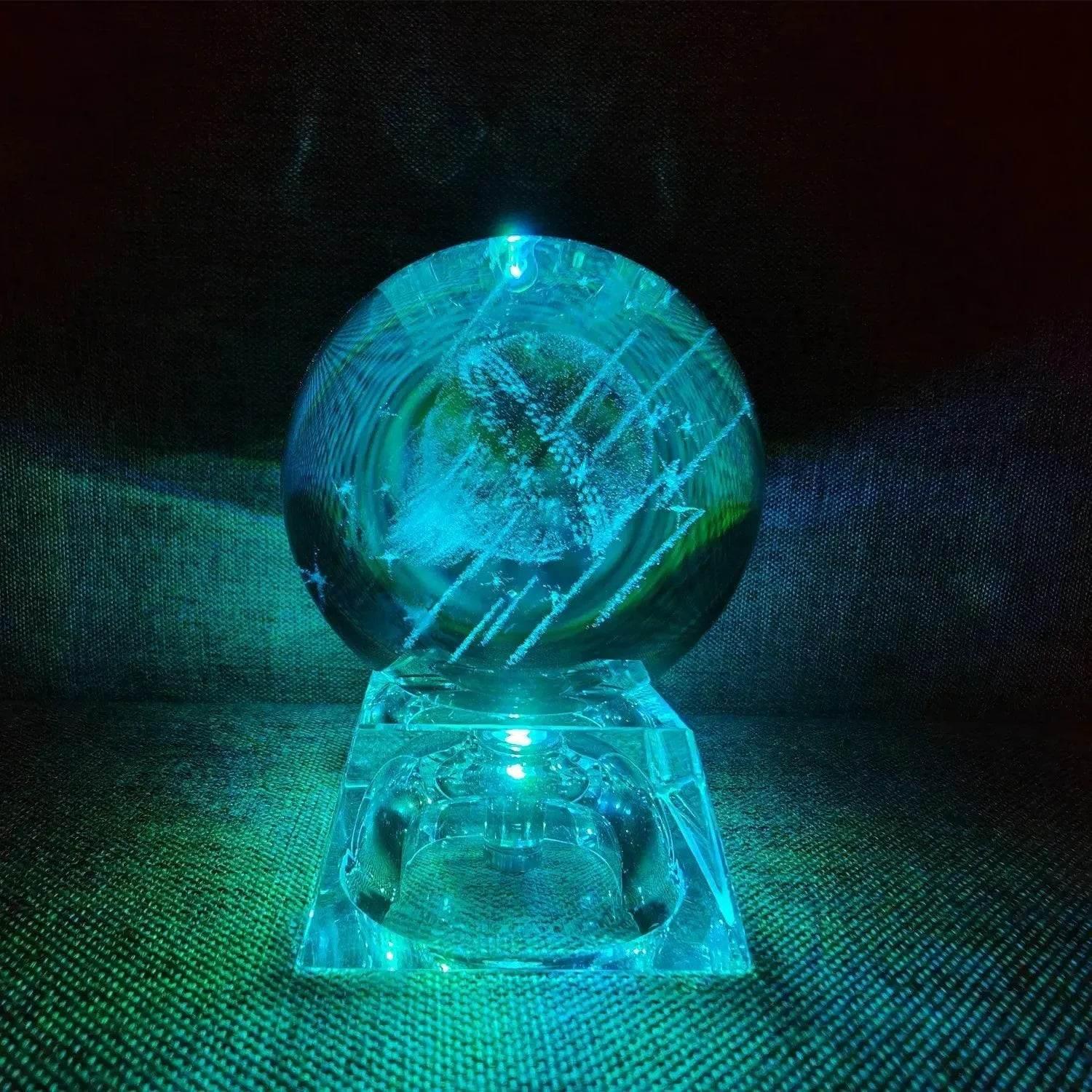 3D LED Crystal Ball Collectible - Dabfavshop