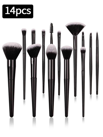 27/14/9/1PCS professional makeup brush set 14 makeup brushes, makeup sponge, powder puff,makeup bag,eyebrow razor,cleaning tools