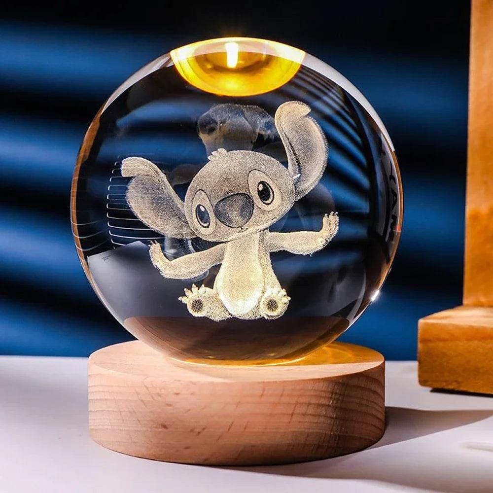 Decorative Crystal Ball 3D Figures Night Light - Dabfavshop