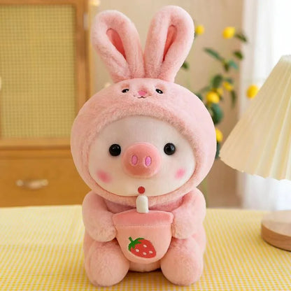 25cm Bubble Pig Plush Toy