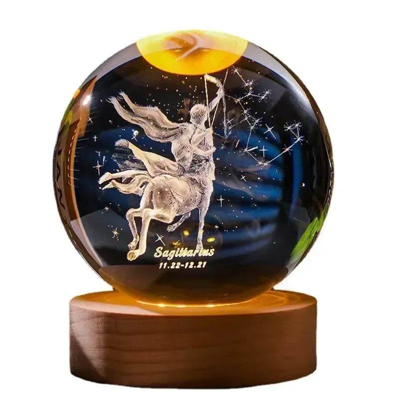 3D Crystal Ball Glass Decoration - Dabfavshop