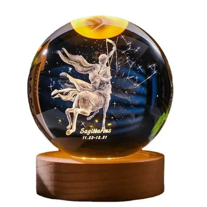 3D Crystal Ball Glass Decoration - Dabfavshop
