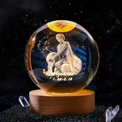 3D Crystal Ball Glass Decoration - Dabfavshop