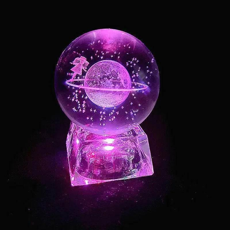3D LED Crystal Ball Collectible - Dabfavshop