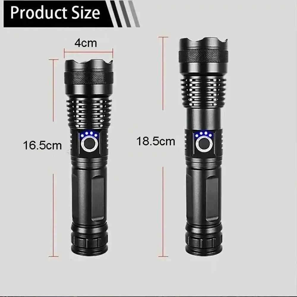 Ultra Powerful LED Flashlight Rechargeable Torch Tactical Lantern