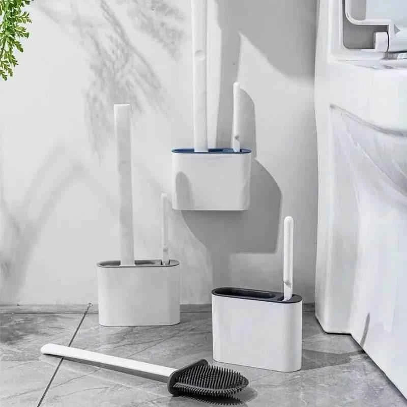 Wall Hanging Toilet Brush With Holder
