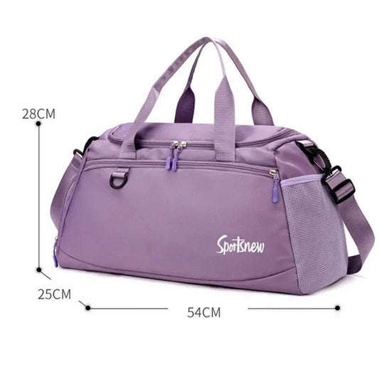 Gym Bag with Wet/Dry Separation - Travel Ready - Dabfavshop