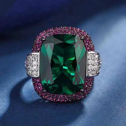 Ruby Emerald Rings