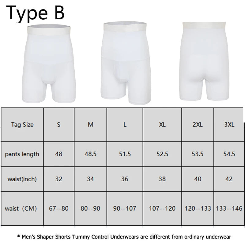 Sculpt & Support: Men's High-Elasticity Comfort Shapewear - Dabfavshop