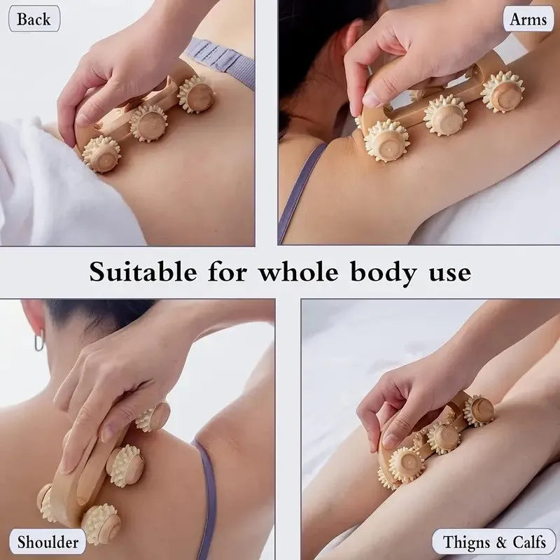 Wooden Massage Roller Tool - Dabfavshop