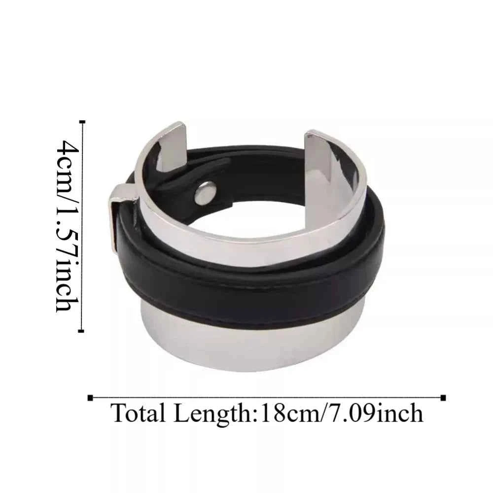 Metal Bangle Golden Wrist Jewelry Belt